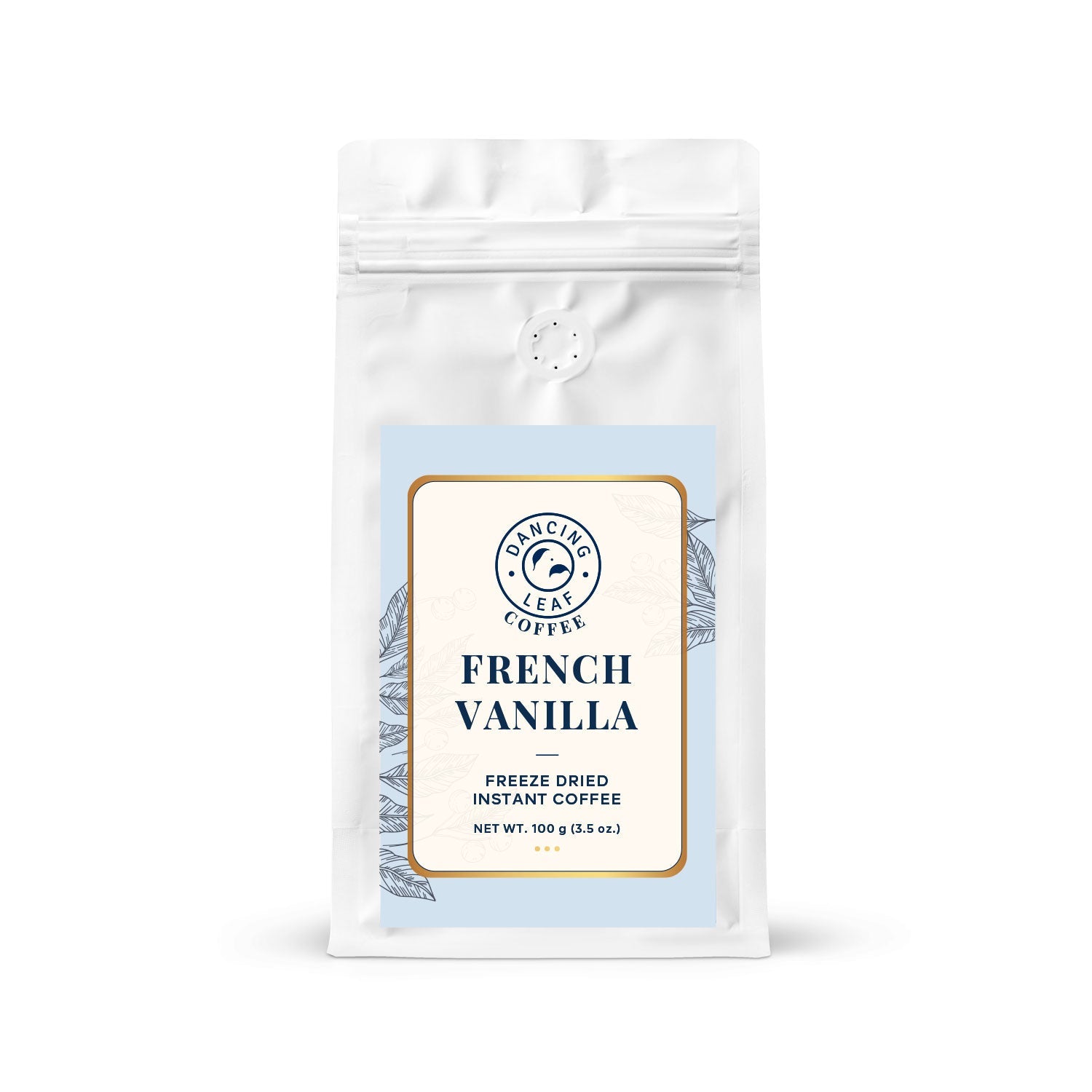 French Vanilla - Freeze Dried Instant Coffee (100g)-Dancing Leaf