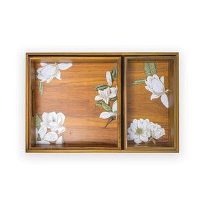 Magnolia Tray - Set of 3-Dancing Leaf