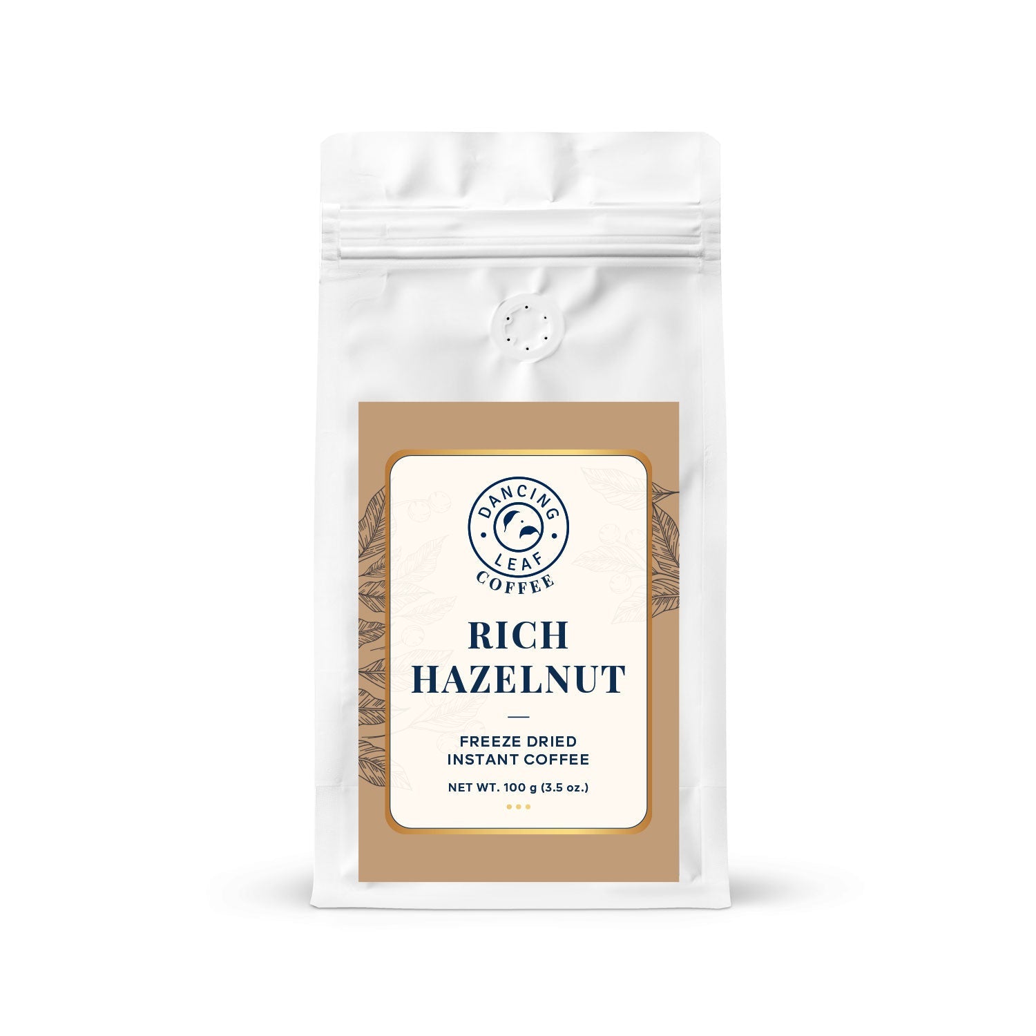 Rich Hazelnut - Freeze Dried Instant Coffee (100g)-Dancing Leaf