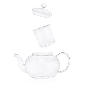 Clasico Teapot with Infuser (1000ml)-Dancing Leaf