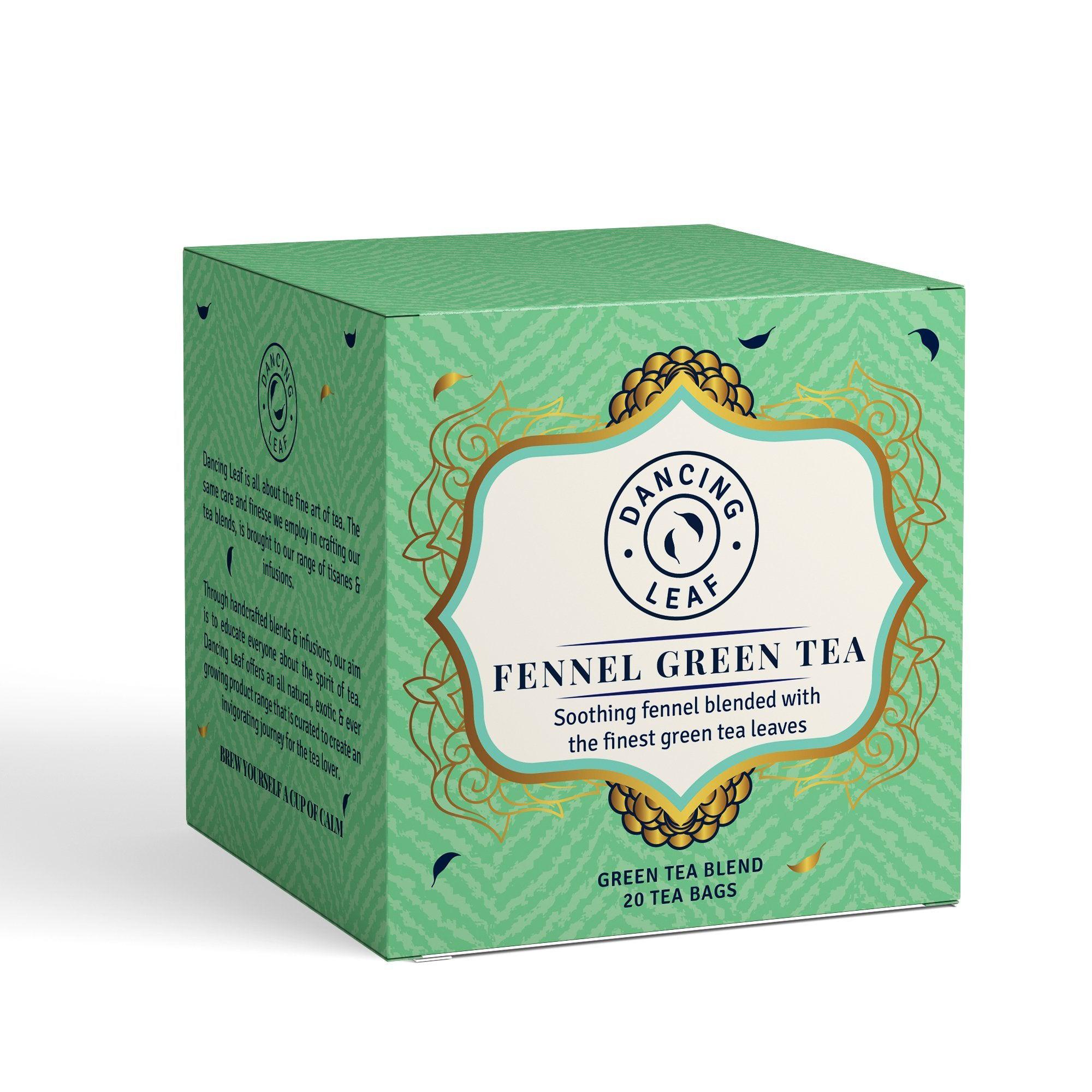 Fennel Green Tea ( 20 Tea Bags )-Dancing Leaf