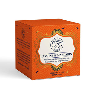 Jasmine Mandarin Green Tea ( 20 Tea Bags )-Dancing Leaf