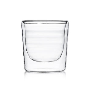 Linea Double Wall Cup (150ml)-Dancing Leaf