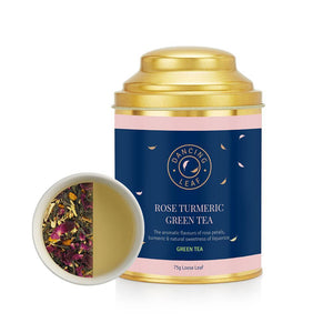 Rose Turmeric Green Tea-Dancing Leaf